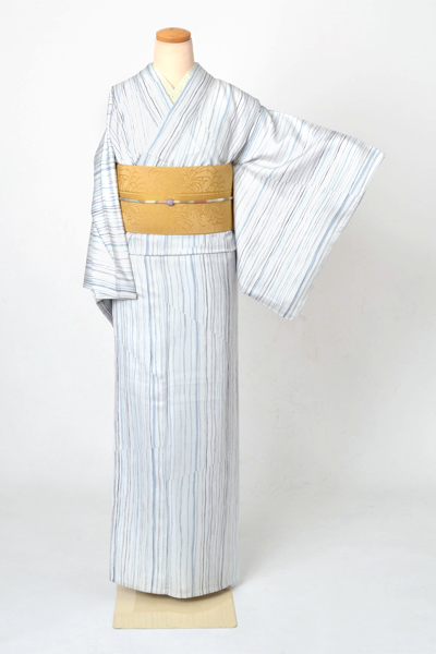 単衣小紋[縞模様]