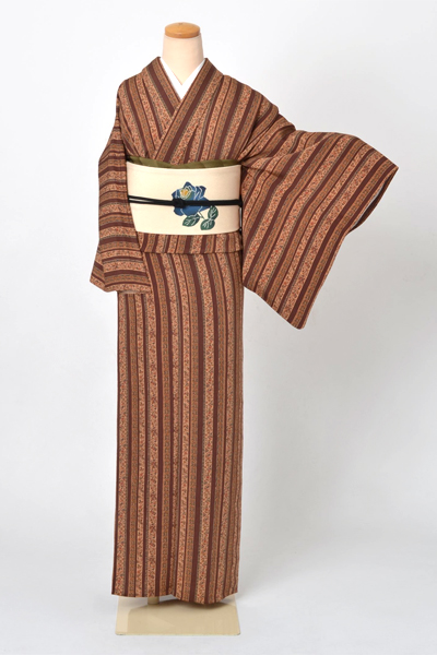 単衣小紋[唐草]