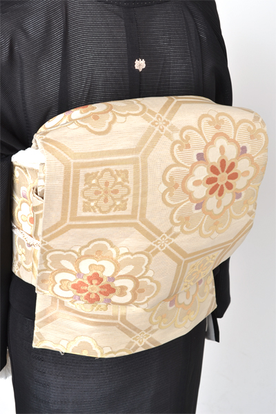 絽黒留袖[檜扇・御所車]