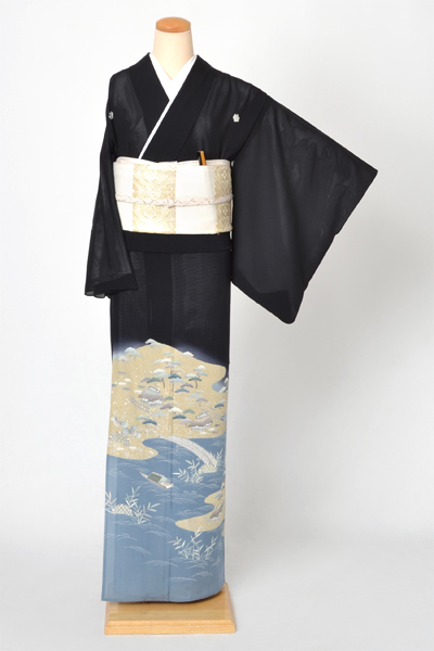 絽黒留袖[茶屋辻]