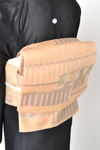 絽黒留袖[熨斗模様]