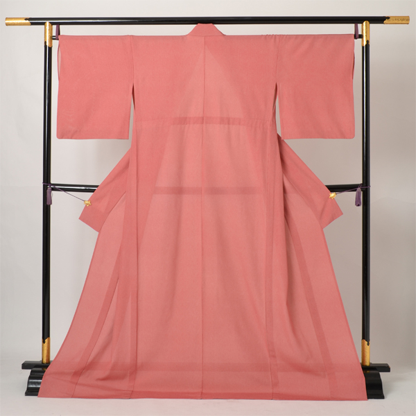 絽江戸小紋(紅・さめ小紋)