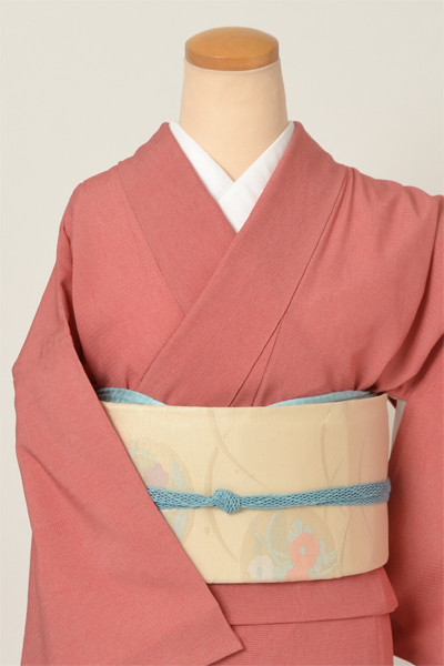 絽江戸小紋(紅・さめ小紋)