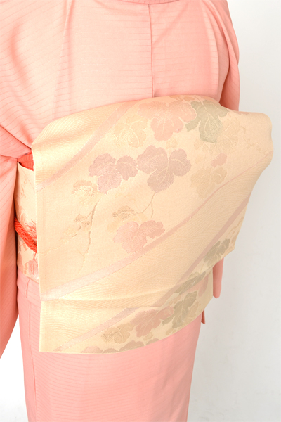 絽訪問着[花と牛車]