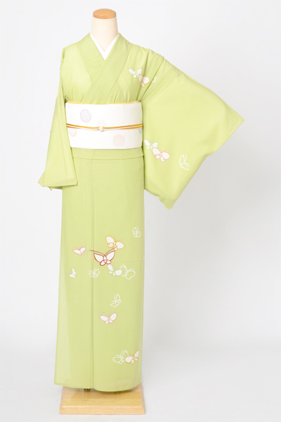 絽訪問着[蝶々]