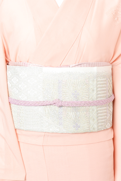 絽訪問着[スワトウ刺繍]