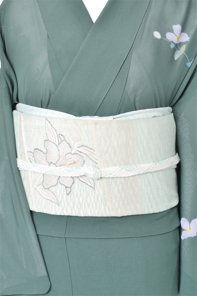 絽訪問着[百合]