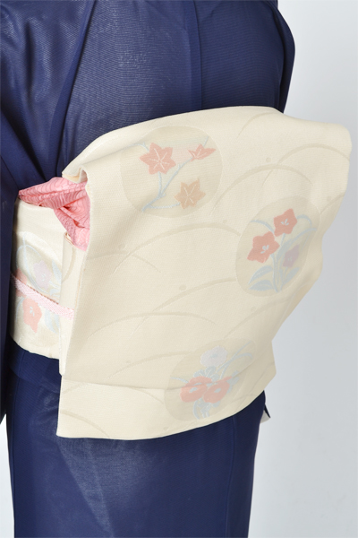 絽訪問着[桔梗]