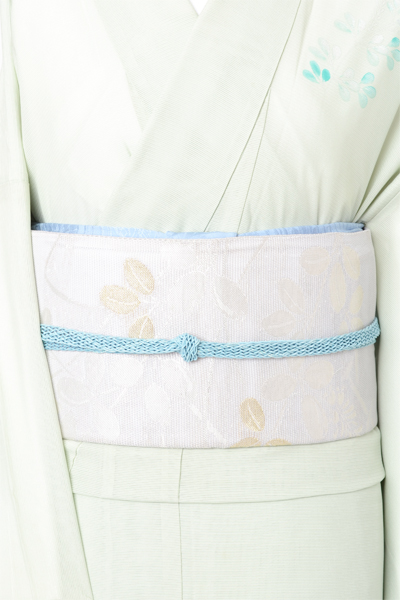 絽訪問着[百合・萩]