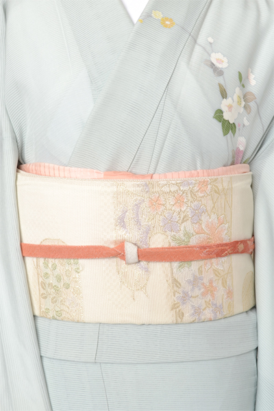 絽訪問着[花輪]