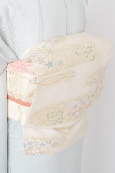 絽訪問着[花輪]