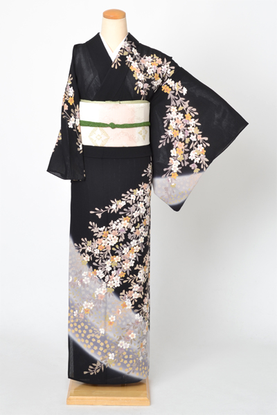 絽訪問着[桜]