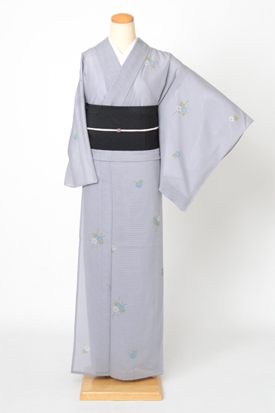 絽小紋［朝顔］