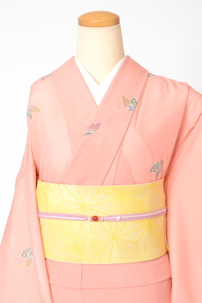 絽小紋［蝶々］