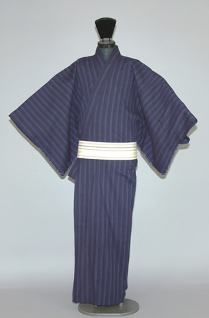 浴衣[165-173cm]紺縞