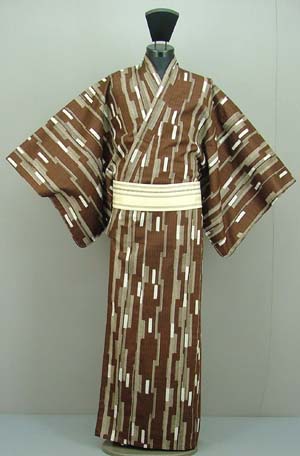 浴衣[170-178cm]縦縞
