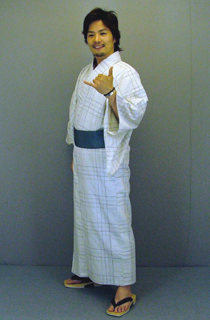 浴衣[161-169cm]格子