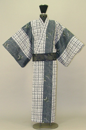 浴衣[165-173cm]格子・隈取