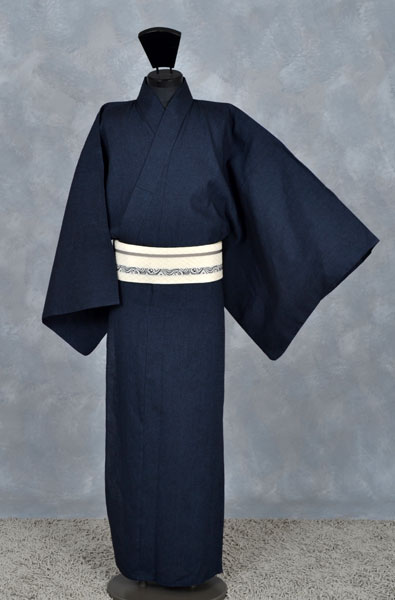 浴衣[178-186cm]無地・鉄紺