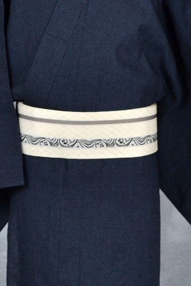 浴衣[178-186cm]無地・鉄紺