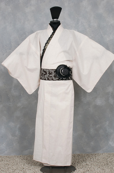 ゆかた[159-167cm]ベージュ・無地