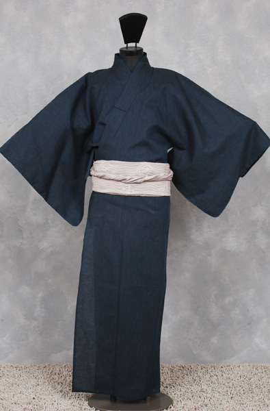 浴衣[158-166cm]鉄紺・無地