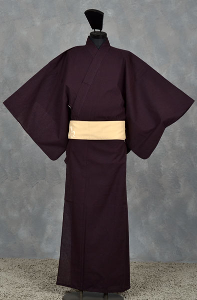 浴衣[167-175cm]無地・こげ茶