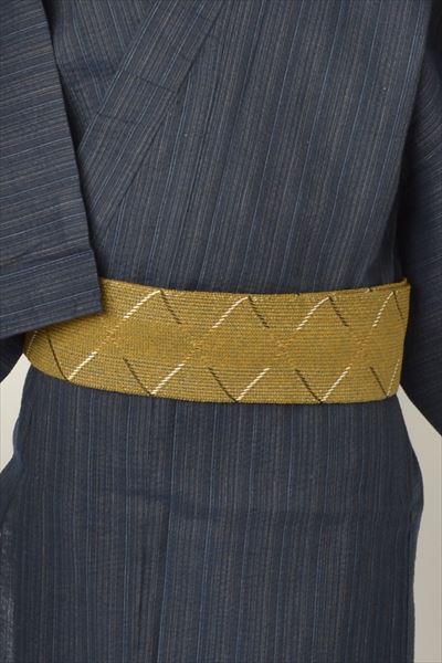 浴衣[171-179cm]藍･縞