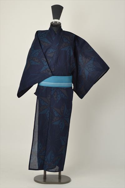 浴衣[164-172cm]藍