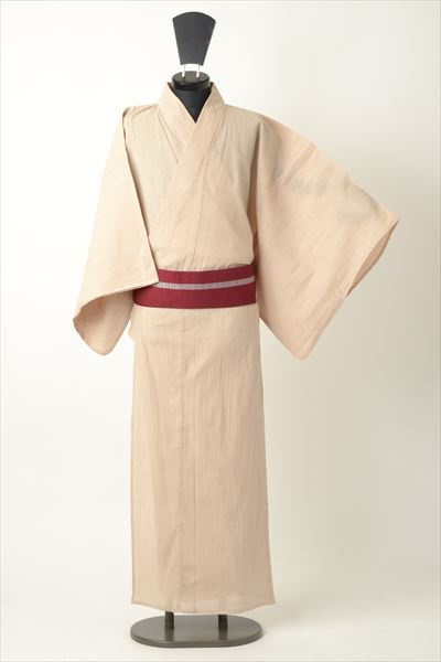 浴衣[171-179cm]縮み･ベージュ