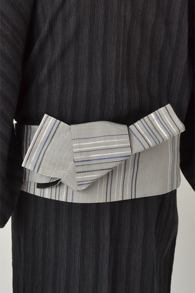 浴衣［166-174cｍ］黒グレイのグラデーション