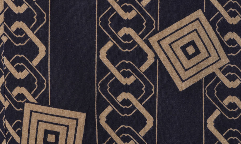 浴衣［165-173cｍ］紺地の子持ち吉原模様