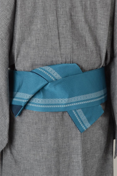 浴衣［168-176cｍ］グレー縞