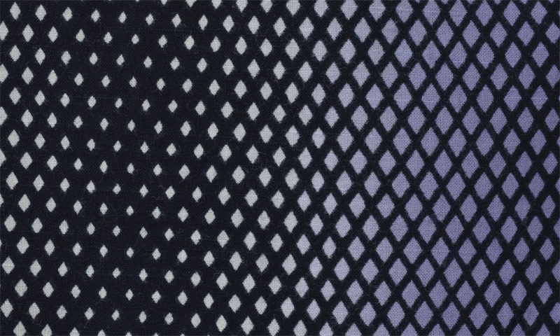 浴衣［161-169cｍ］紺紫の菱型模様