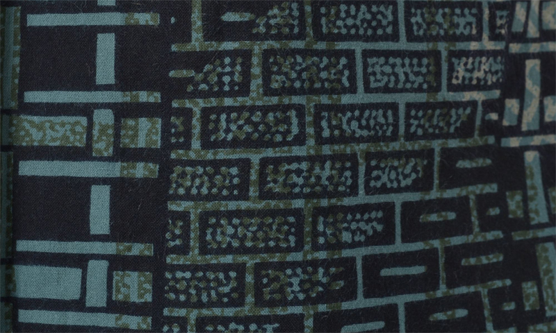 浴衣［166-174cｍ］紺地の組み模様