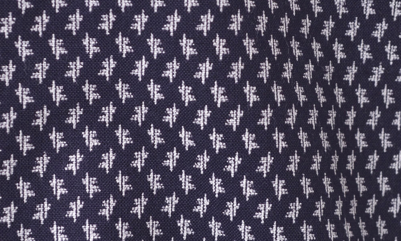 浴衣［158-166cm］藍色の絣模様