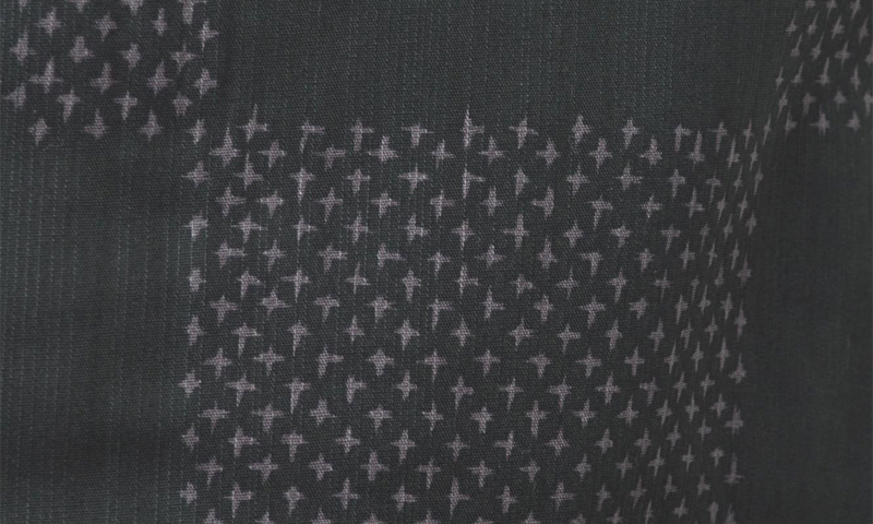 浴衣［171-179cm］黒地の市松模様