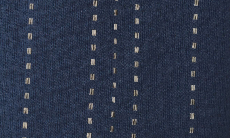 浴衣［160-168cm］紺地にベージュの縞模様