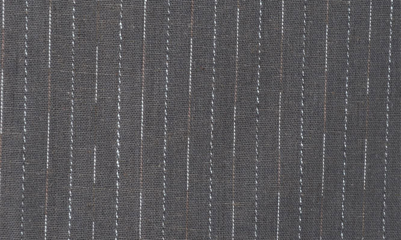 浴衣［163-171cm］苔色地の線模様