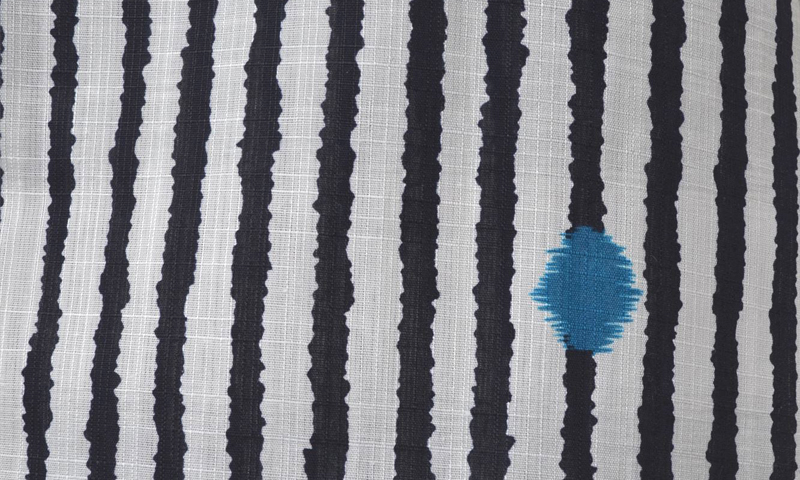 浴衣［167-175cm］白地の縞模様