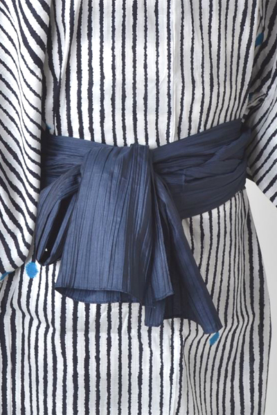 浴衣［167-175cm］白地の縞模様