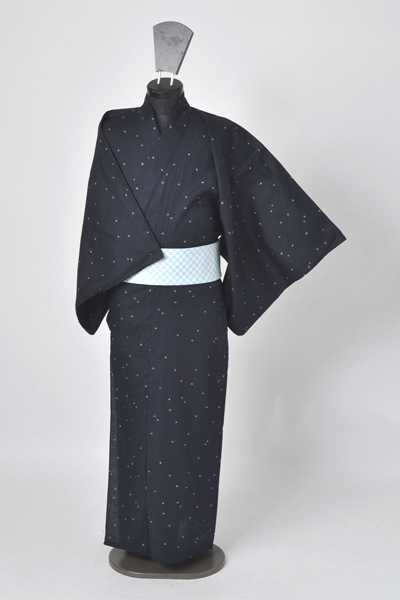 浴衣［161-169cm］黒地の抽象模様