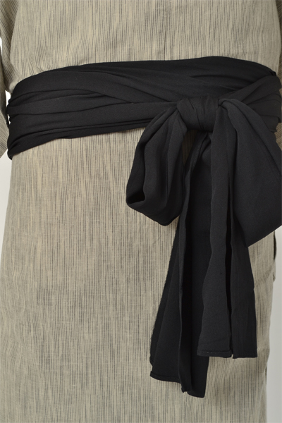 浴衣［173-181cm］砂色の線模様