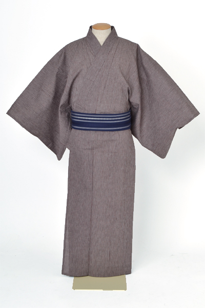 浴衣[167-175cm]赤・縞