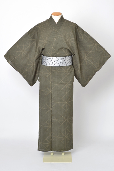 浴衣[160-178ｃｍ]JAPANSTYLE・緑