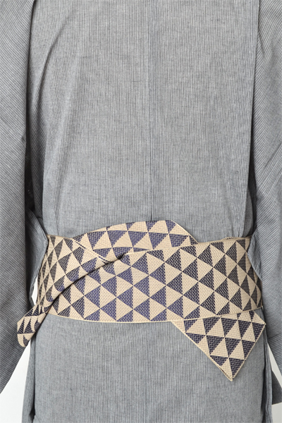 浴衣[161-169ｃｍ]灰・縞