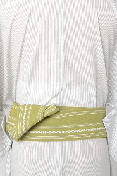 浴衣[169-177ｃｍ]白・縞