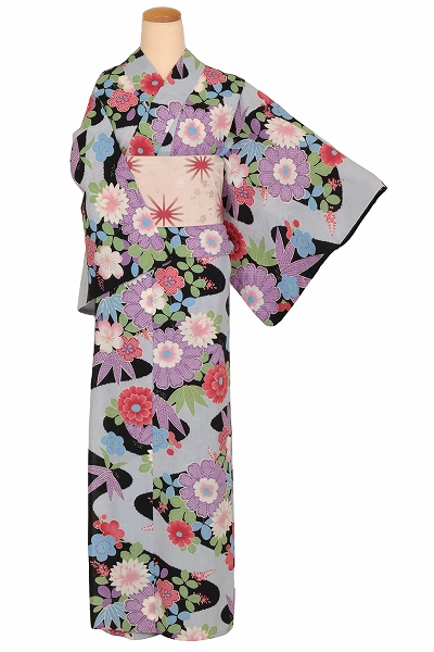 ゆかた(笹・菊)