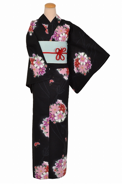 ゆかた(花手まり)