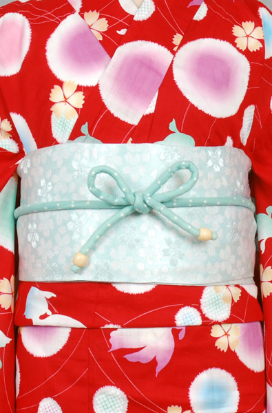 ゆかた(赤・水玉)